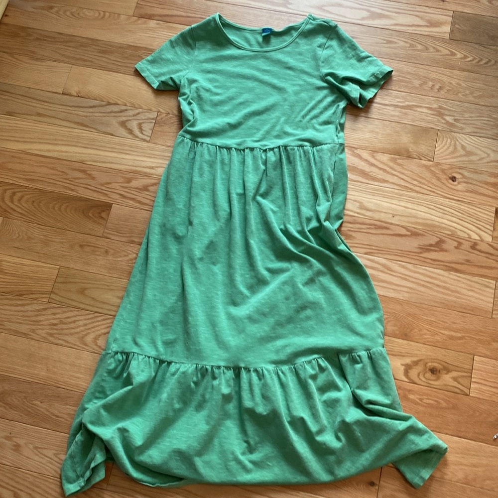 Green Casual Women's Dress - Picture 3 of 10